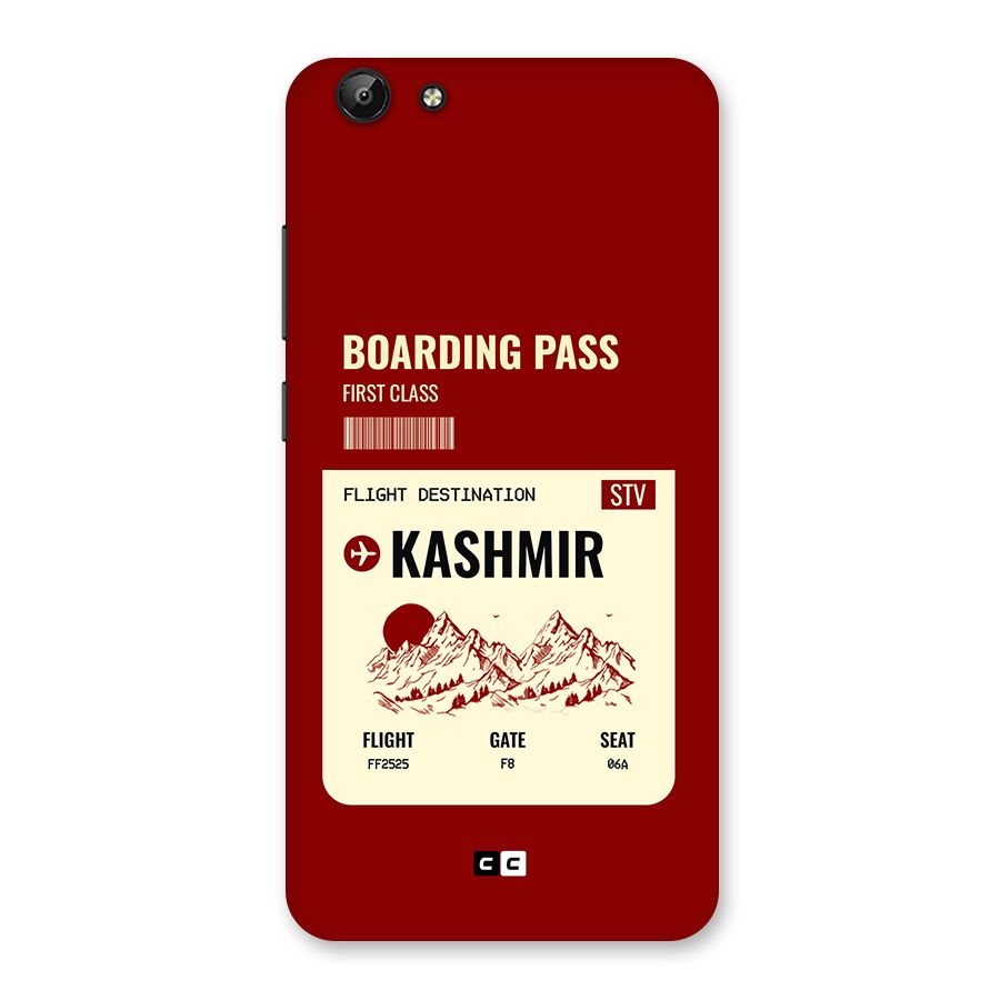 Kashmir Boarding Pass Back Case for Vivo Y69