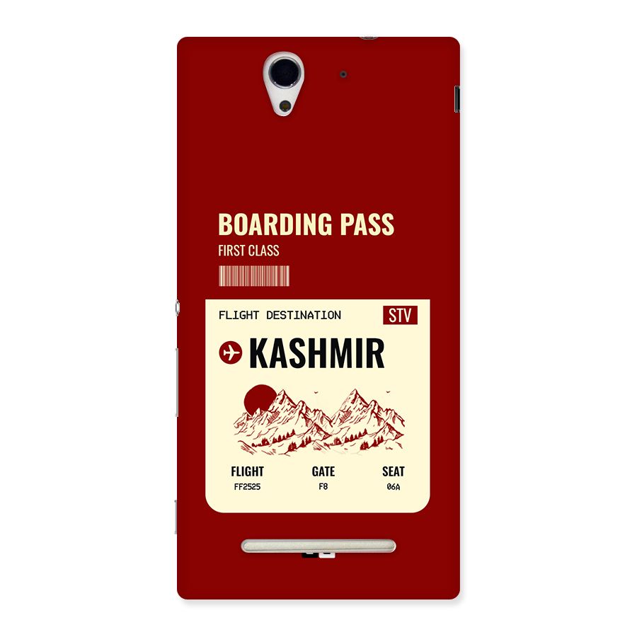 Kashmir Boarding Pass Back Case for Xperia C3