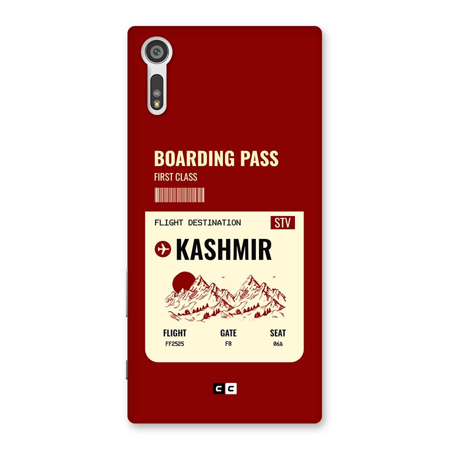 Kashmir Boarding Pass Back Case for Xperia XZ