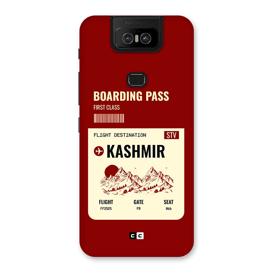 Kashmir Boarding Pass Back Case for Zenfone 6z
