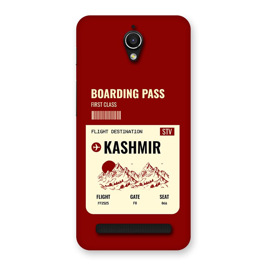 Kashmir Boarding Pass Back Case for Zenfone Go
