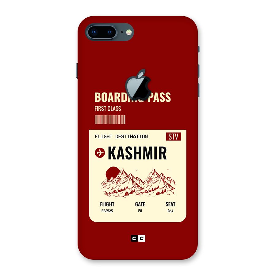 Kashmir Boarding Pass Back Case for iPhone 7 Plus Apple Cut