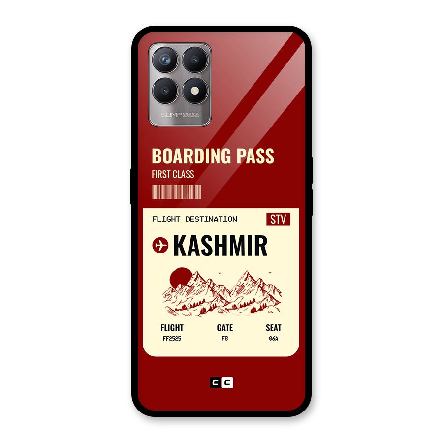 Kashmir Boarding Pass Glass Back Case for Realme Narzo 50