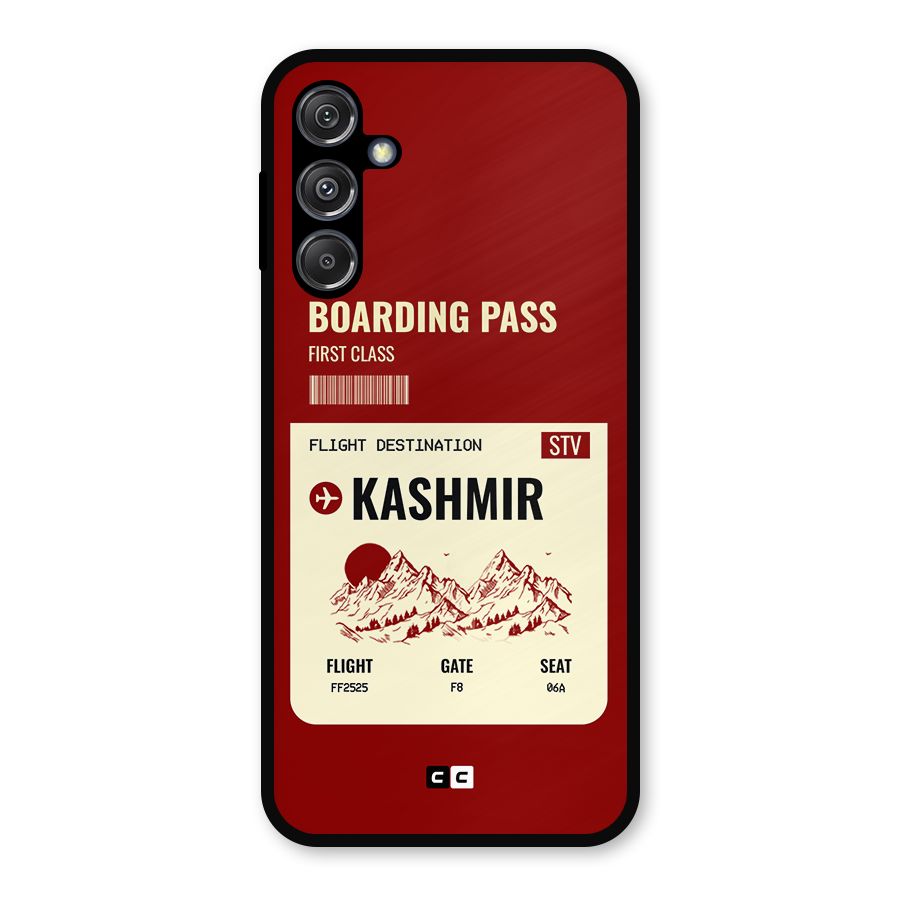 Kashmir Boarding Pass Metal Back Case for Galaxy M34 5G
