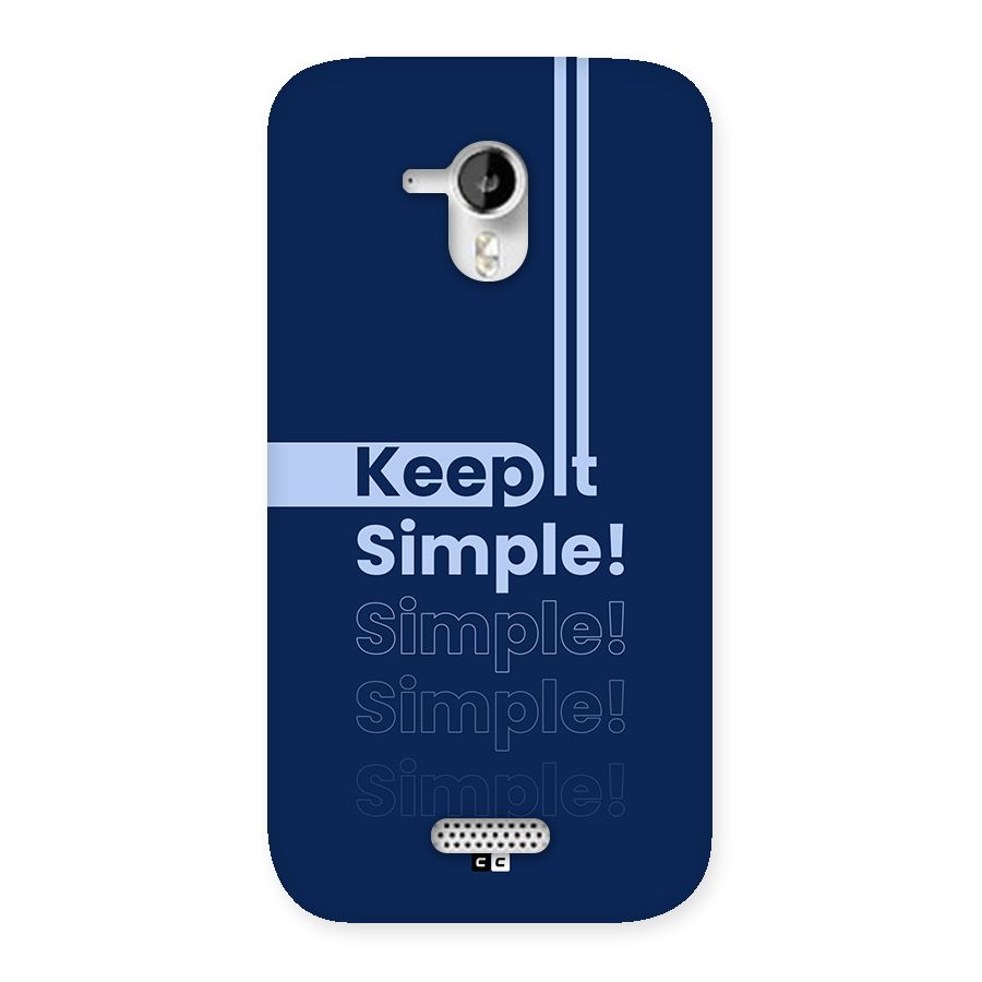 Keep It Simple Back Case for Canvas HD A116