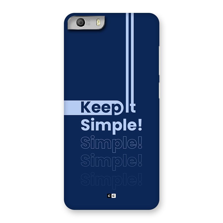Keep It Simple Back Case for Canvas Knight 2