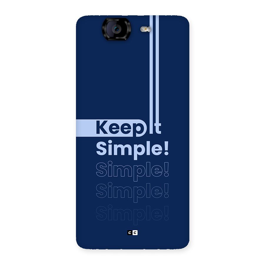 Keep It Simple Back Case for Canvas Knight A350
