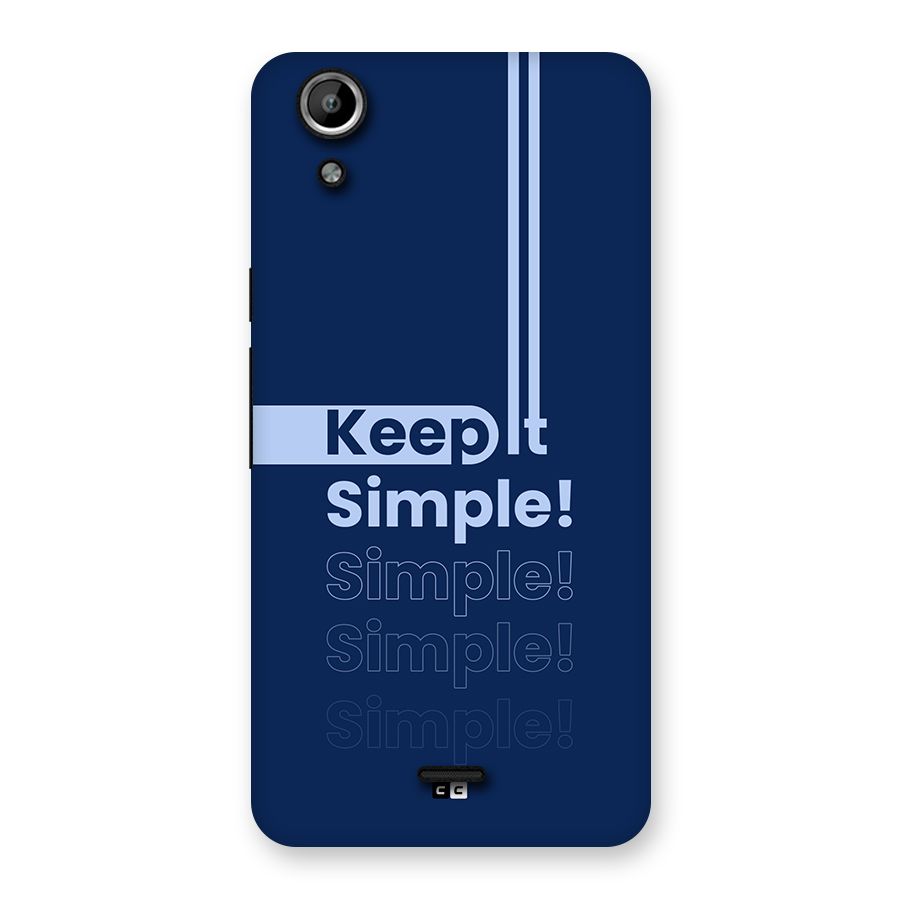 Keep It Simple Back Case for Canvas Selfie Lens Q345