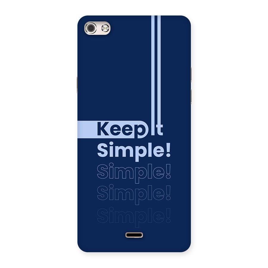 Keep It Simple Back Case for Canvas Silver 5