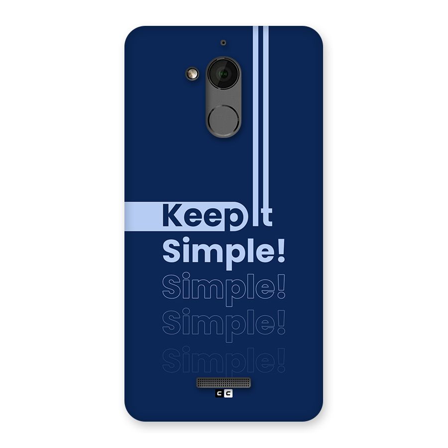 Keep It Simple Back Case for Coolpad Note 5