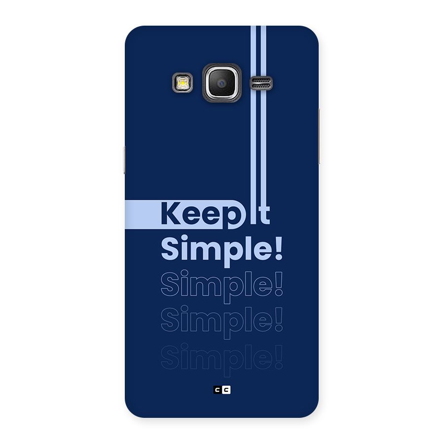 Keep It Simple Back Case for Galaxy Grand Prime