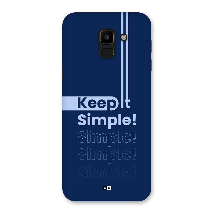 Keep It Simple Back Case for Galaxy J6