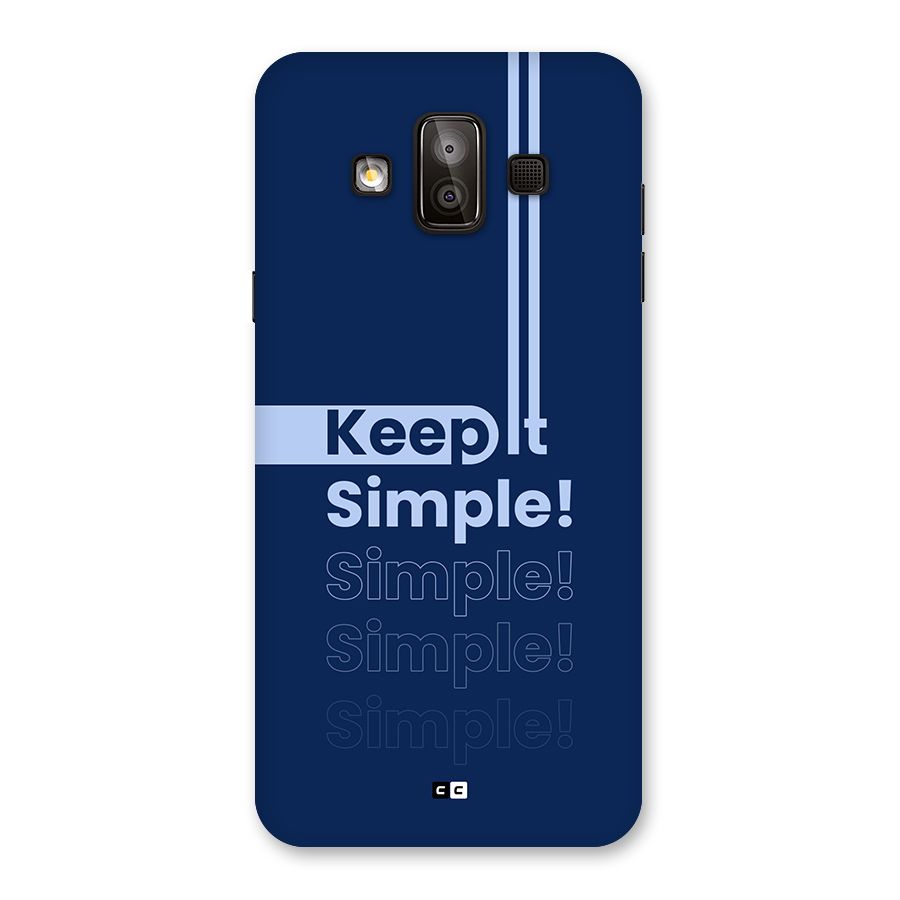 Keep It Simple Back Case for Galaxy J7 Duo