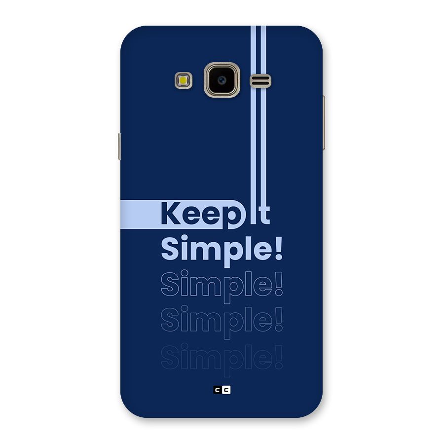 Keep It Simple Back Case for Galaxy J7 Nxt