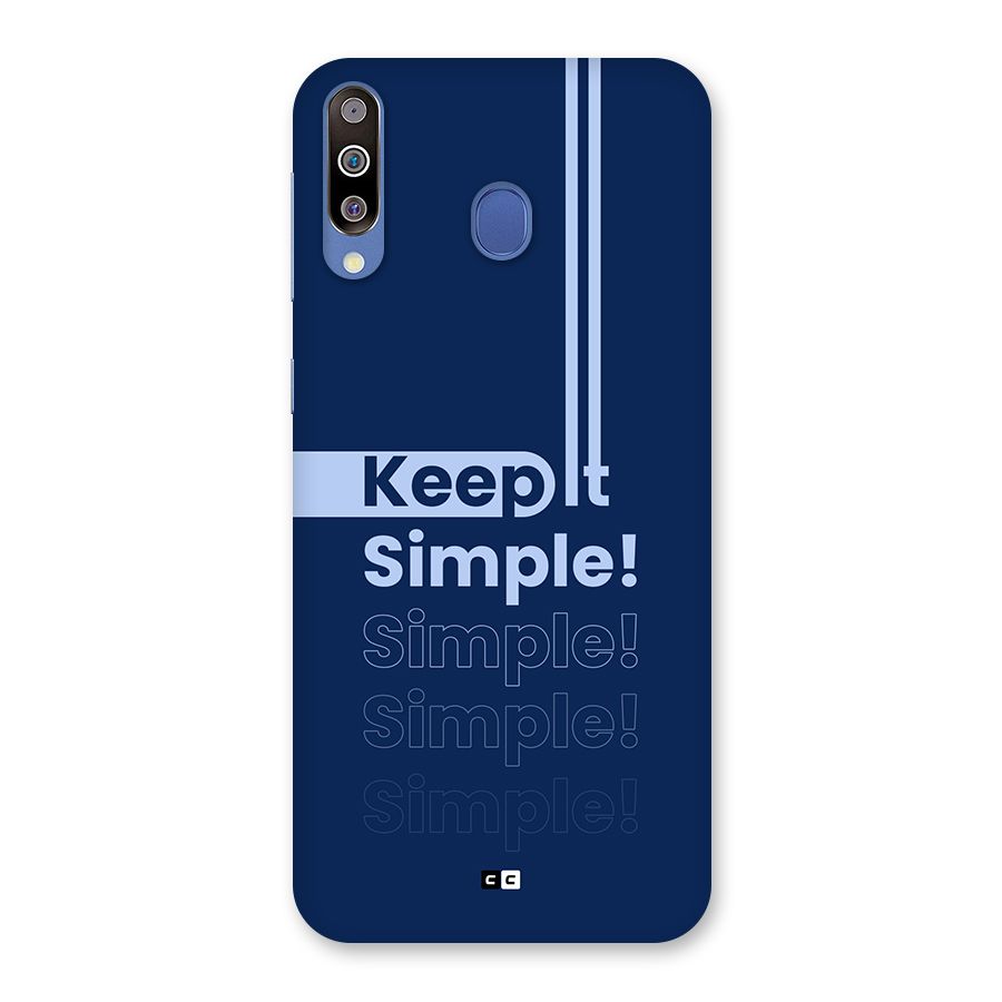 Keep It Simple Back Case for Galaxy M30