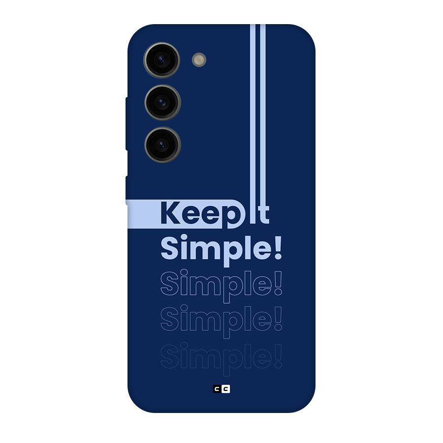 Keep It Simple Back Case for Galaxy S23