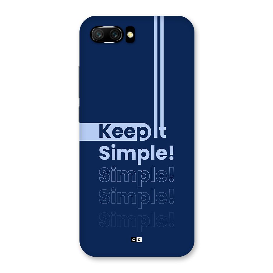 Keep It Simple Back Case for Honor 10