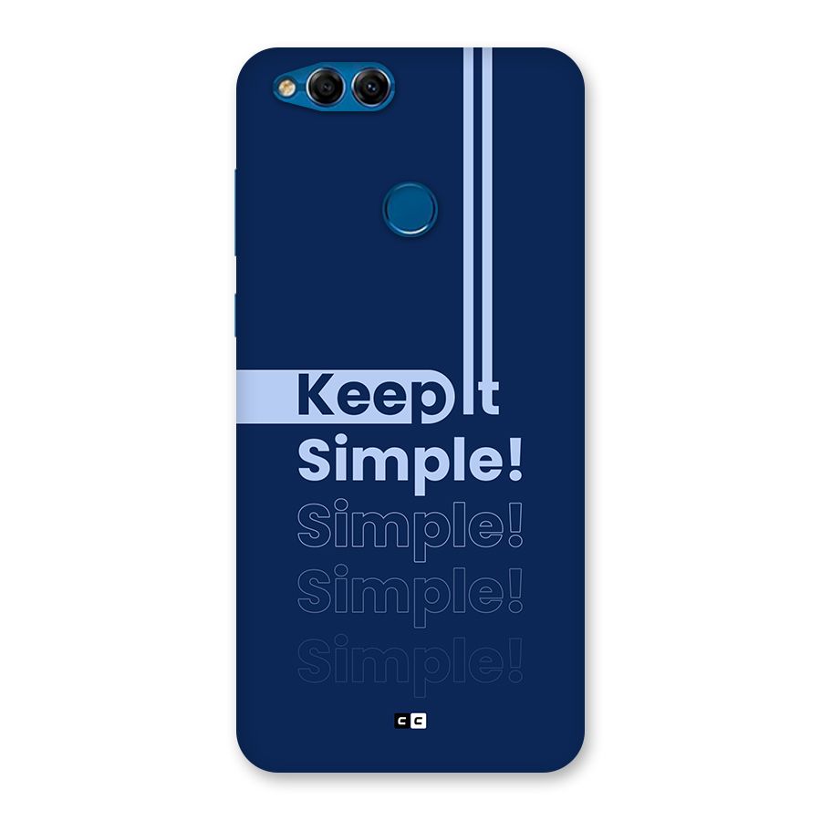 Keep It Simple Back Case for Honor 7X