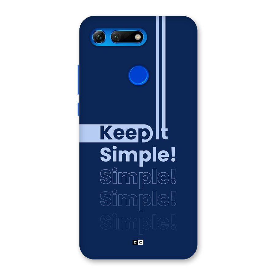 Keep It Simple Back Case for Honor View 20