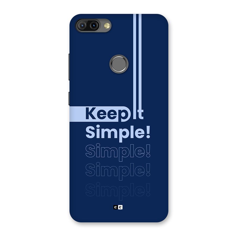 Keep It Simple Back Case for Infinix Hot 6 Pro