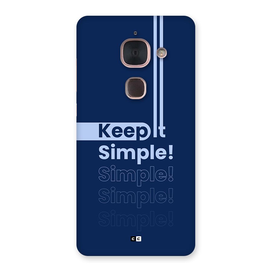 Keep It Simple Back Case for Le Max 2