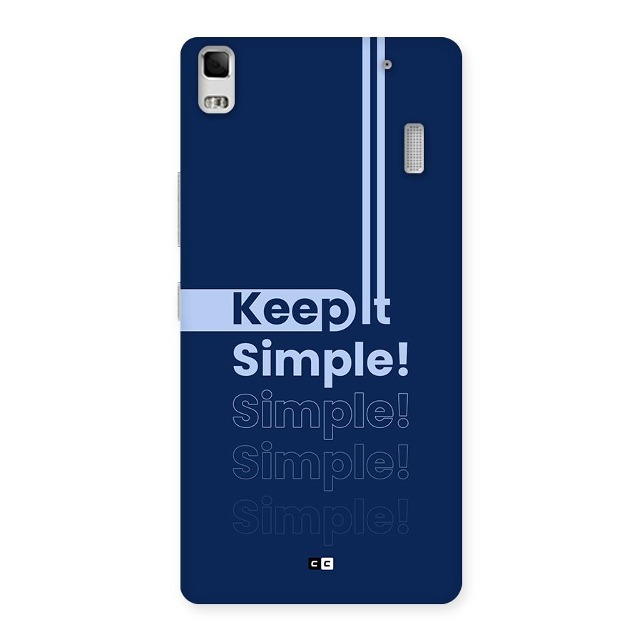 Keep It Simple Back Case for Lenovo A7000