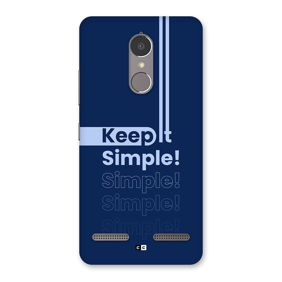 Keep It Simple Back Case for Lenovo K6 Power