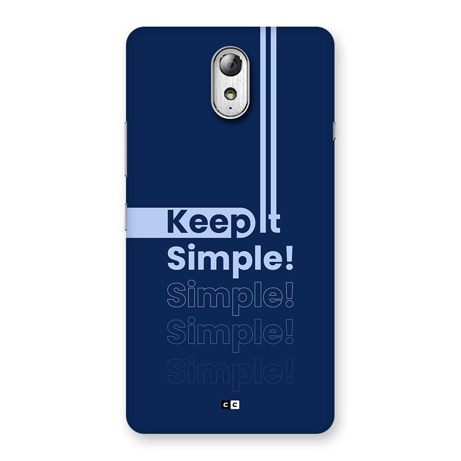 Keep It Simple Back Case for Lenovo Vibe P1M