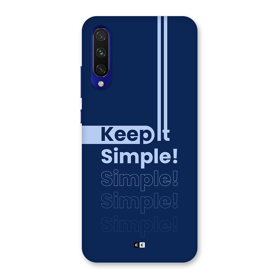Keep It Simple Back Case for Mi A3