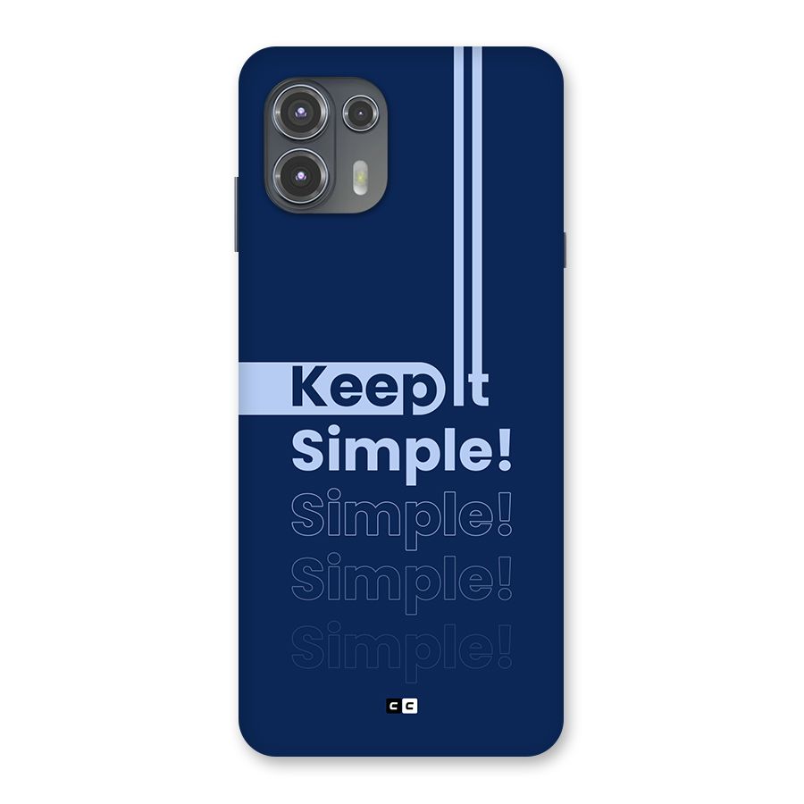 Keep It Simple Back Case for Motorola Edge 20 Fusion