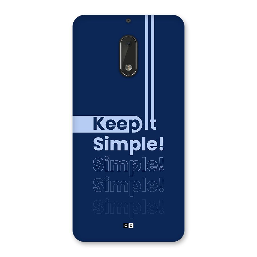 Keep It Simple Back Case for Nokia 6