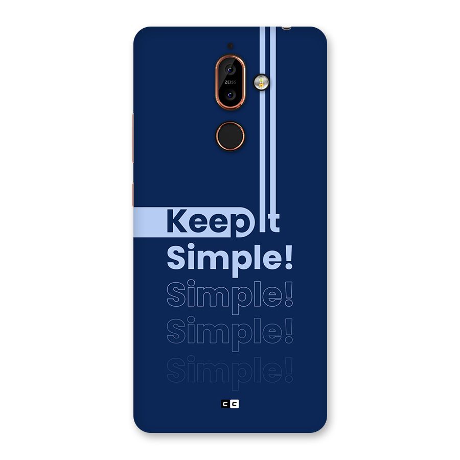 Keep It Simple Back Case for Nokia 7 Plus