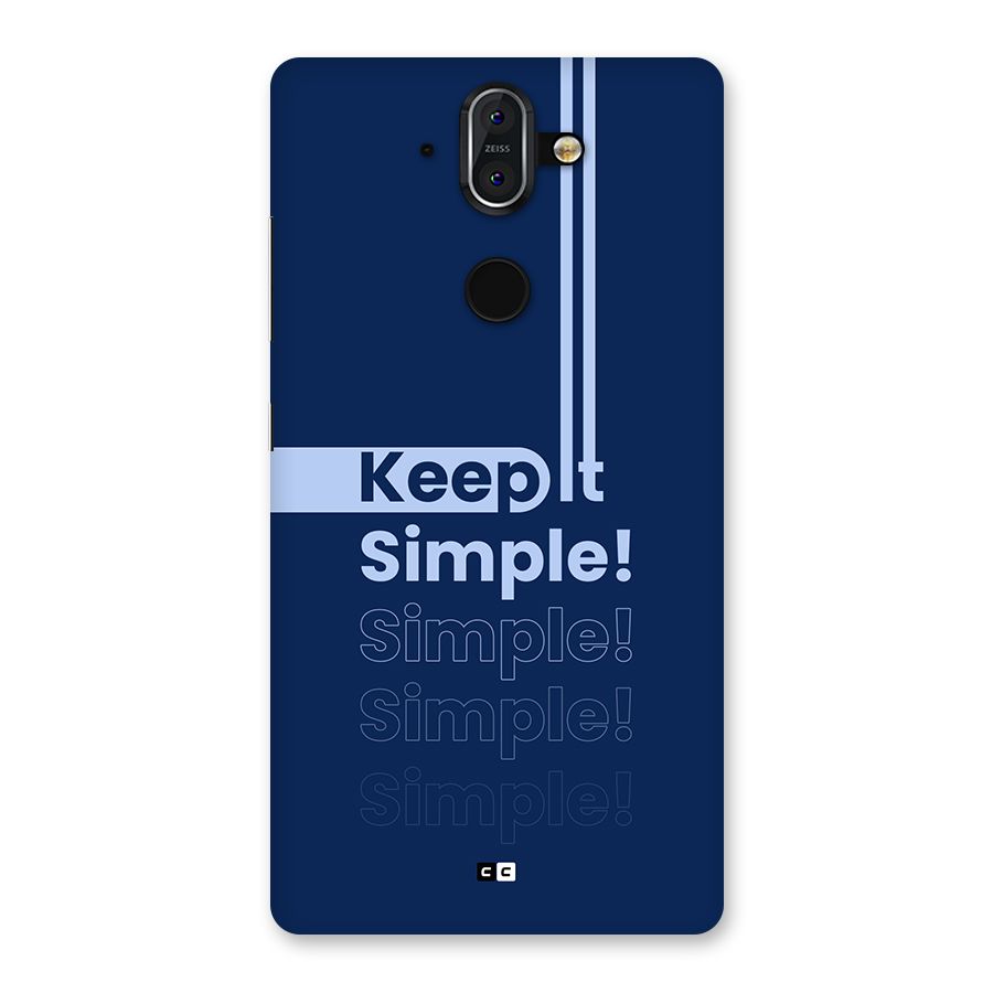 Keep It Simple Back Case for Nokia 8 Sirocco