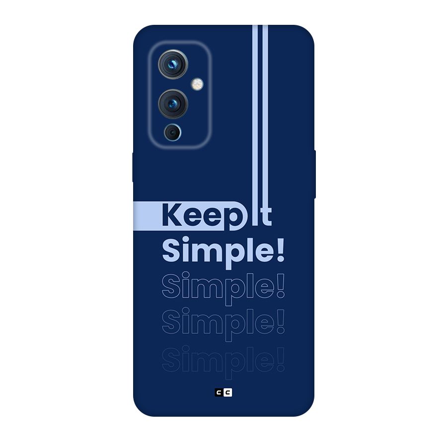 Keep It Simple Back Case for OnePlus 9
