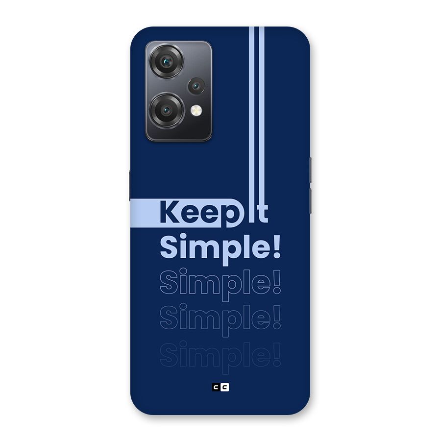 Keep It Simple Back Case for OnePlus Nord CE 2 Lite 5G