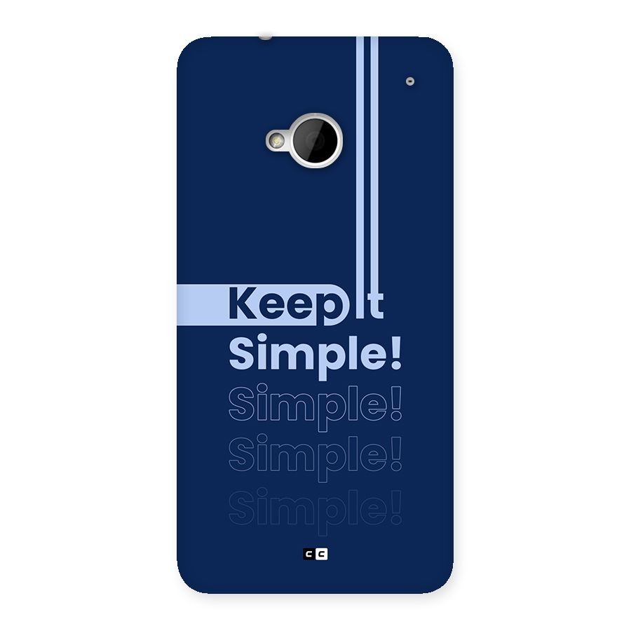 Keep It Simple Back Case for One M7 (Single Sim)