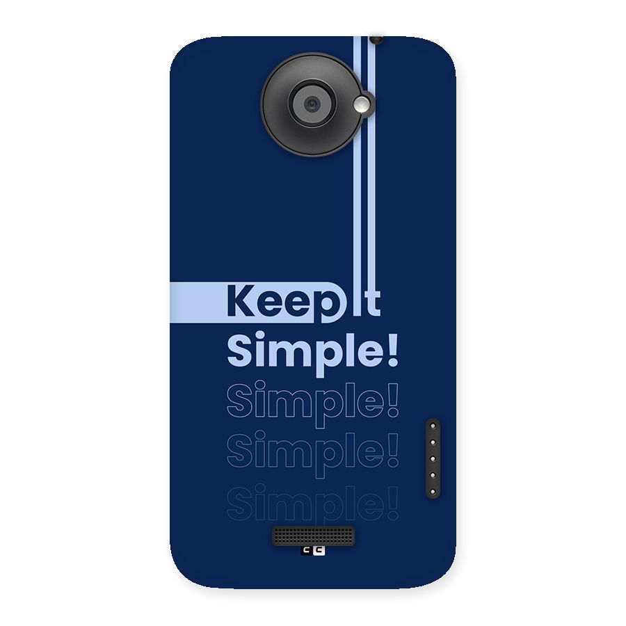 Keep It Simple Back Case for One X