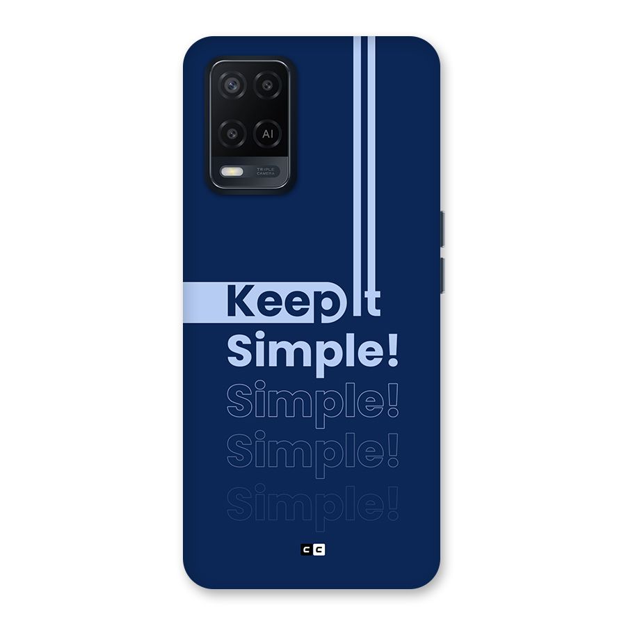 Keep It Simple Back Case for Oppo A54