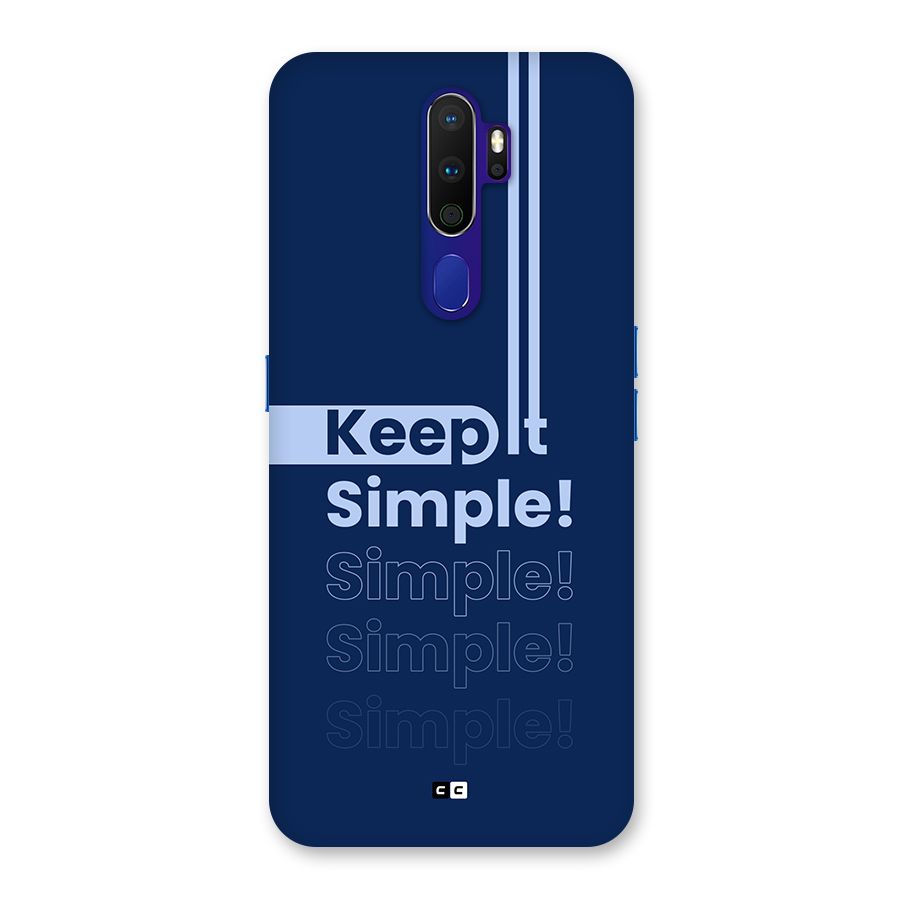 Keep It Simple Back Case for Oppo A9 (2020)