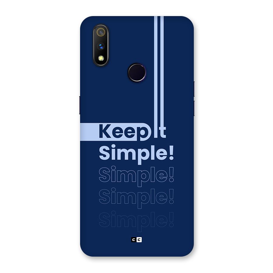 Keep It Simple Back Case for Realme 3 Pro