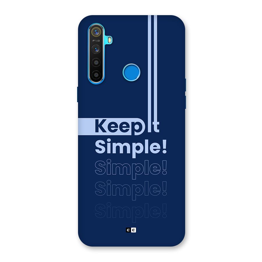 Keep It Simple Back Case for Realme 5s