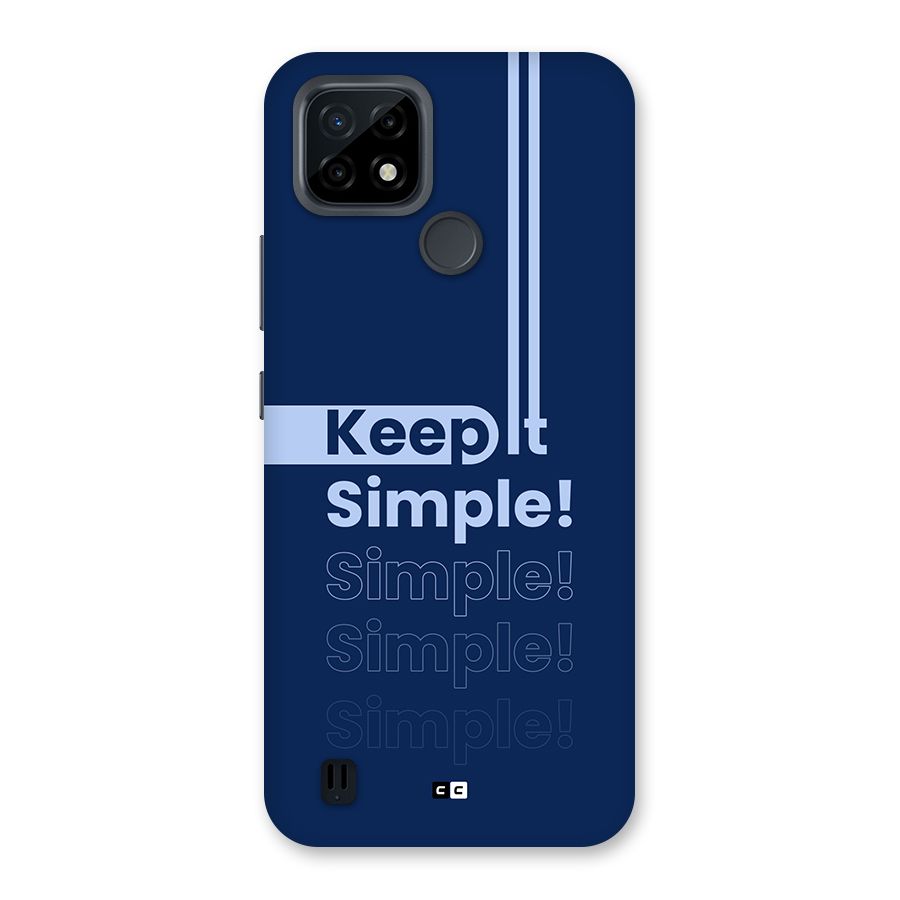 Keep It Simple Back Case for Realme C21