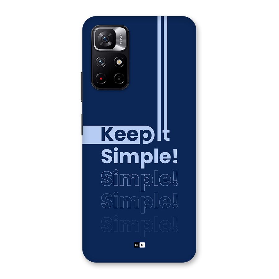 Keep It Simple Back Case for Redmi Note 11T 5G