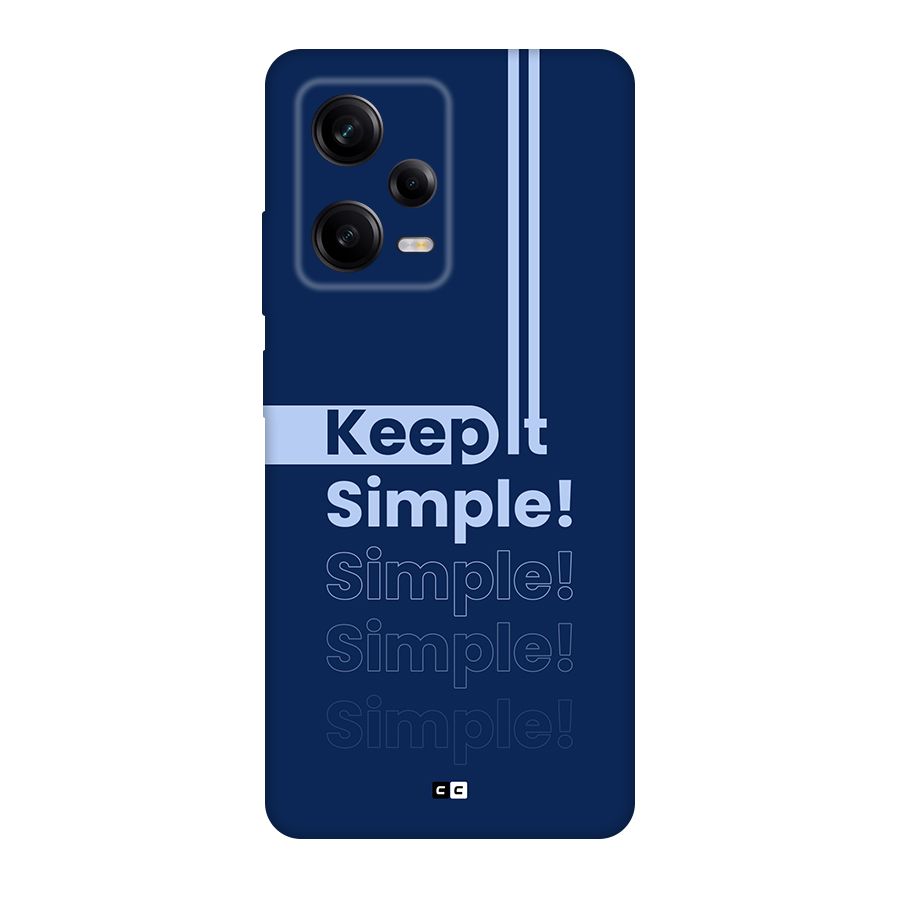 Keep It Simple Back Case for Redmi Note 12 Pro