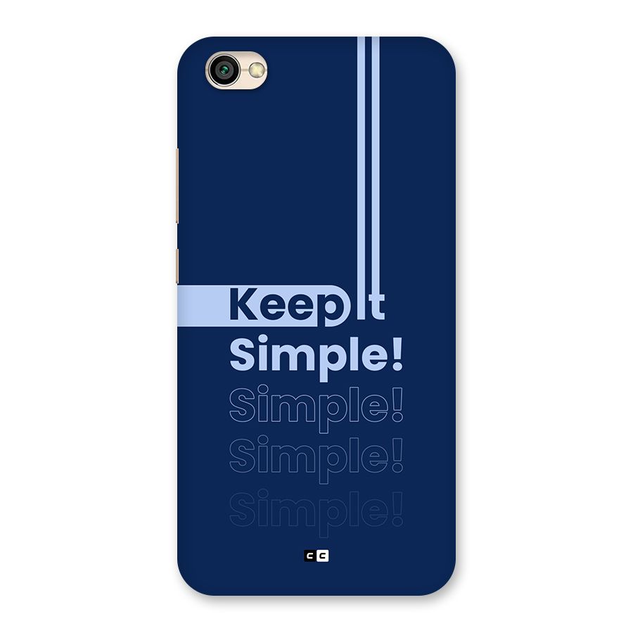 Keep It Simple Back Case for Redmi Y1 Lite