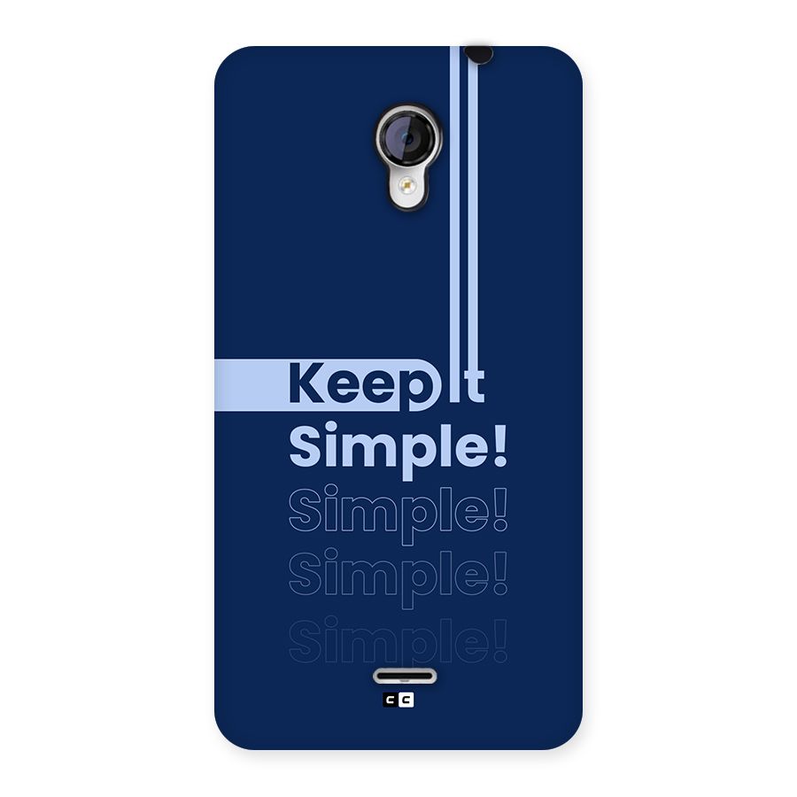 Keep It Simple Back Case for Unite 2 A106