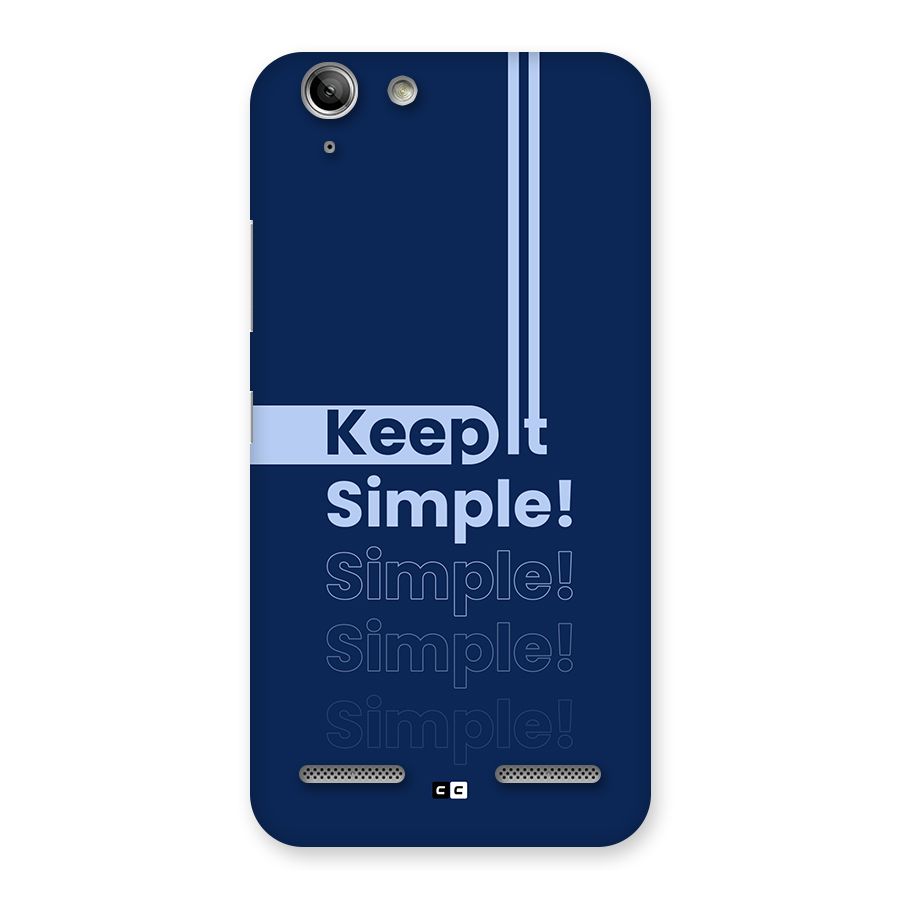 Keep It Simple Back Case for Vibe K5