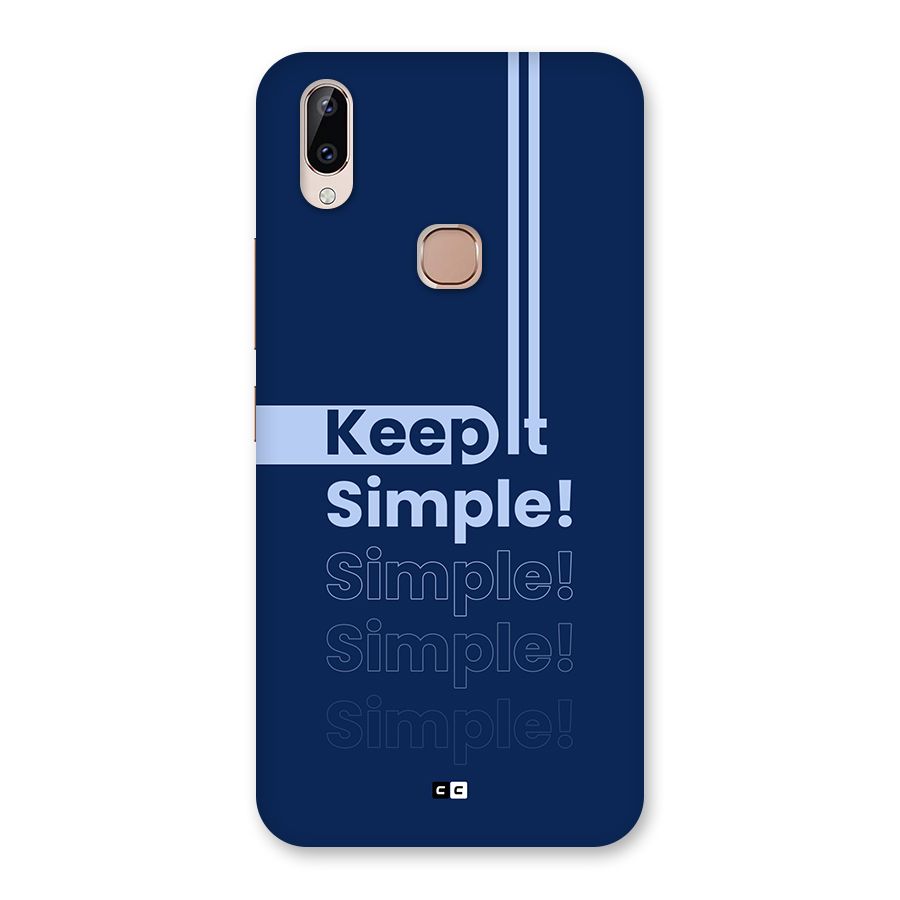 Keep It Simple Back Case for Vivo Y83 Pro