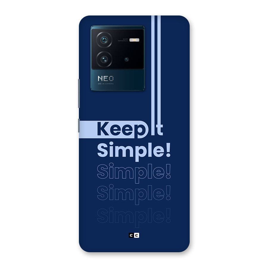 Keep It Simple Back Case for Vivo iQOO Neo 6 5G