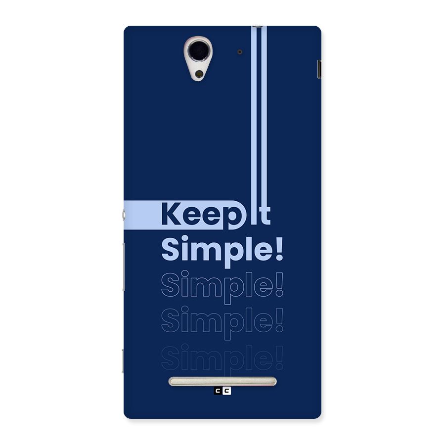 Keep It Simple Back Case for Xperia C3